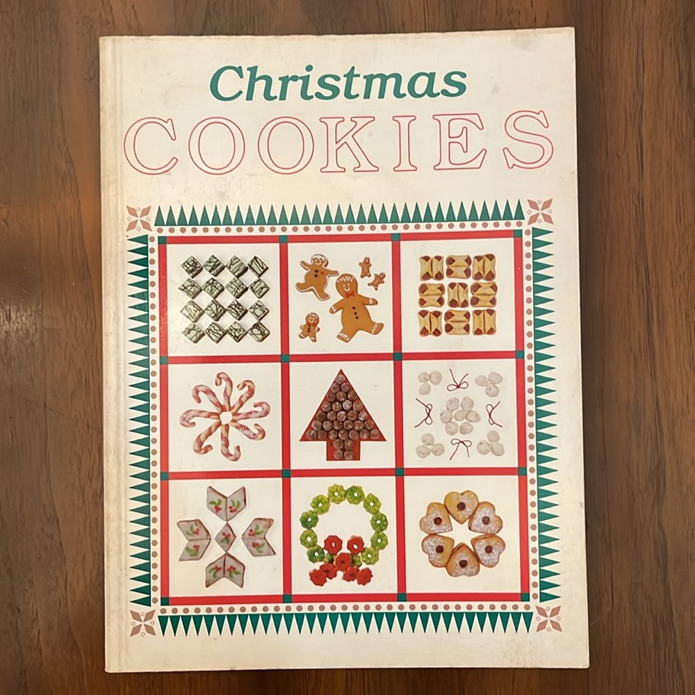 Vintage Christmas Cookies Cookbook 1994